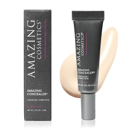 AmazingCosmetics Amazing Concealer - Full Coverage, Long-Wear Makeup for Dark Circles & Blemishes | Skin-Like Finish