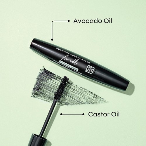 Beauty Crop Avocuddle Mascara - Volumizing Formula in Blacker Than Black - 12 ml Size
