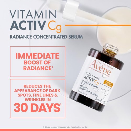 Avène Vitamin Cg Radiance Serum - Boost Radiance & Reduce Wrinkles | 1 FL Oz