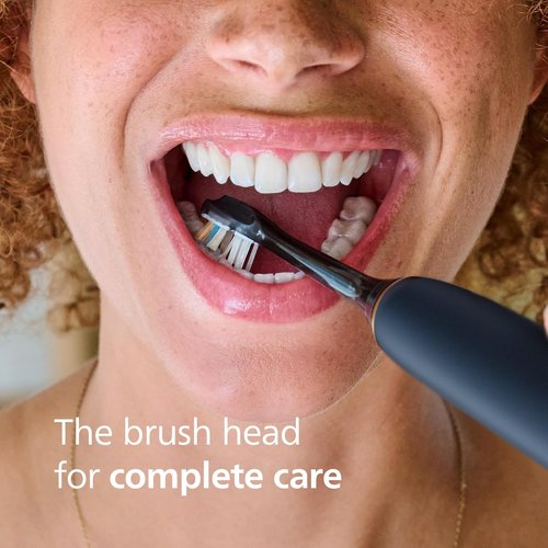 Philips Sonicare A3 All-in-One Electric Toothbrush Heads - Genuine Replacement, Black, 2 Pack, HX9092/95
