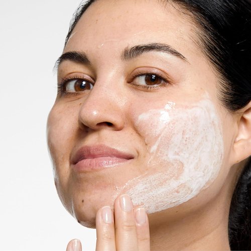 Clinique All About Clean Facial Cleanser - Gentle Soap for Dry Combination Skin, Mild Formula