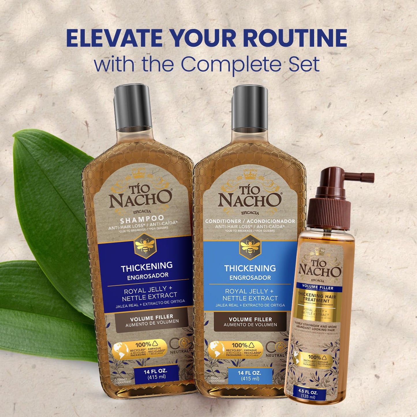 Tio Nacho Thickening Conditioner - Volumizing Formula with Royal Jelly & Natural Extracts | 14 Fl Oz