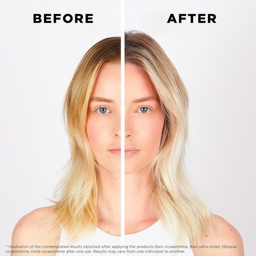 Kerastase Blond Absolu Lumière Shampoo & Cicaflash Conditioner Set - Nourishing Duo for Lightened, Highlighted & Grey Hair with Hyaluronic Acid