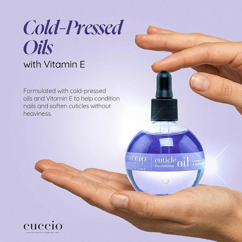 Cuccio Naturale Revitalizing Cuticle Oil - Lightweight Lavender & Chamomile Hydrating Conditioner | 2.30 Fl Oz