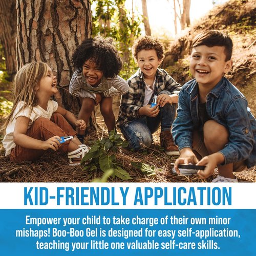 DR. NICE'S Boo-boo Gel for Kids | for Minor Cuts, Bumps and Bruises, Scrapes, Wounds, Chafe, Burns | Topical First-aid Hydrogel (30 ML)