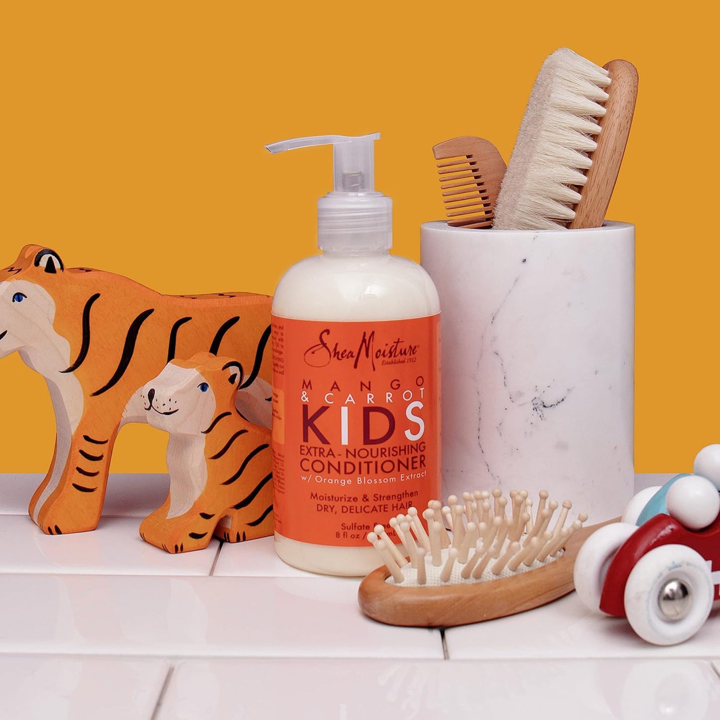SheaMoisture Kids Conditioner - Mango & Carrot, Sulfate-Free Formula | 7.7 oz for Healthy Hair