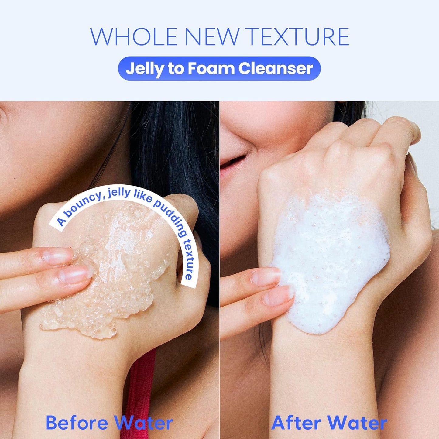 Skiennix Coconut Jelly Pudding Cleanser - Deep Pore Cleansing & Gentle Exfoliation | Hydrating Face Wash with Panthenol, Ceramide & Peptides (100ml)