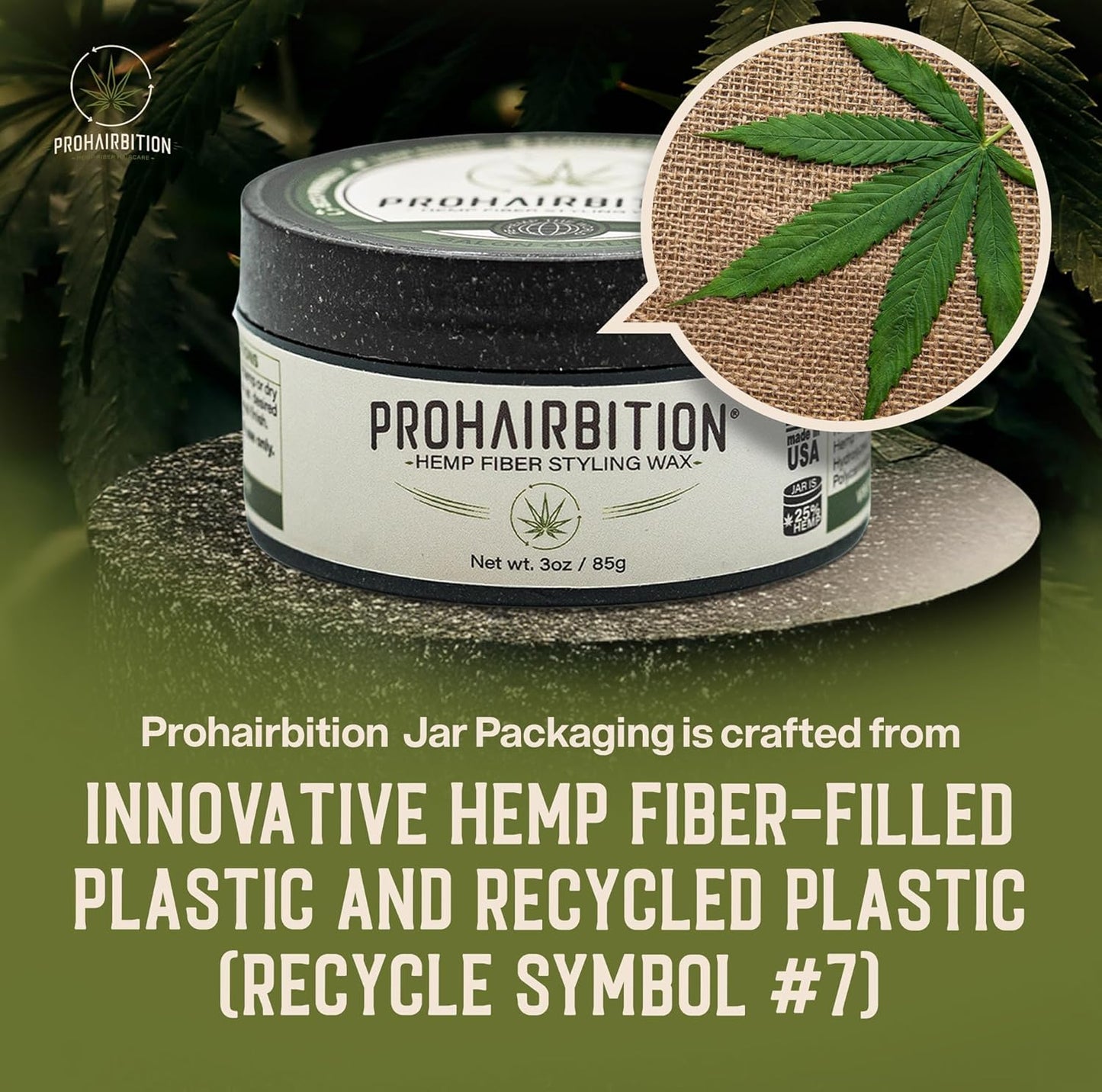 Hemp Fiber Hair Wax by Skiennix - Strong Hold Matte Finish | Non-Greasy, Long-Lasting, Vegan Formula