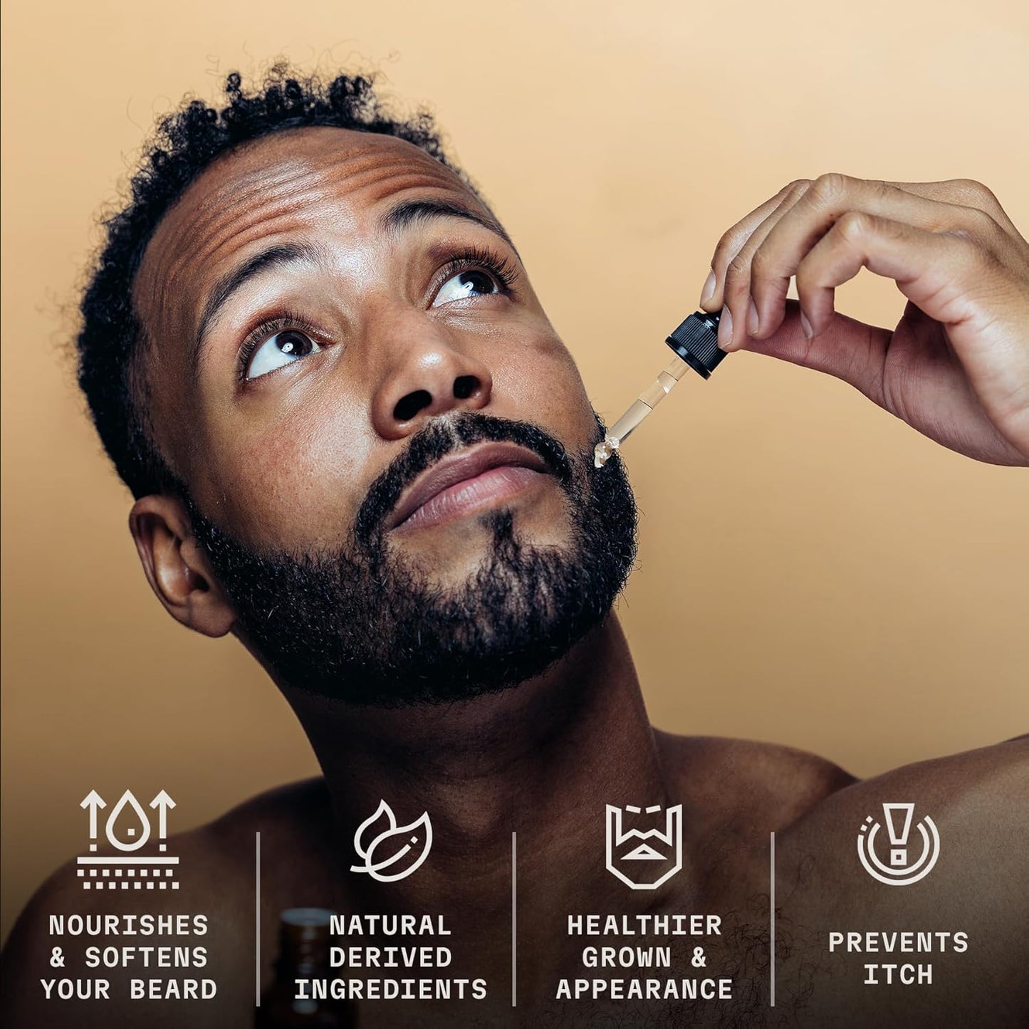Striking Viking Vanilla Beard Oil - Naturally Derived Conditioner with Argan & Jojoba Oils for Soft, Moisturized Beard (2 Oz)