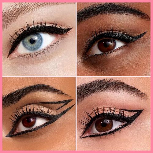 iMethod Liquid Eyeliner - Waterproof 2-in-1 Dual-Ended Liner with Precise Brush-Tip | Black Matte Finish, Long-Lasting, Smudge-Proof