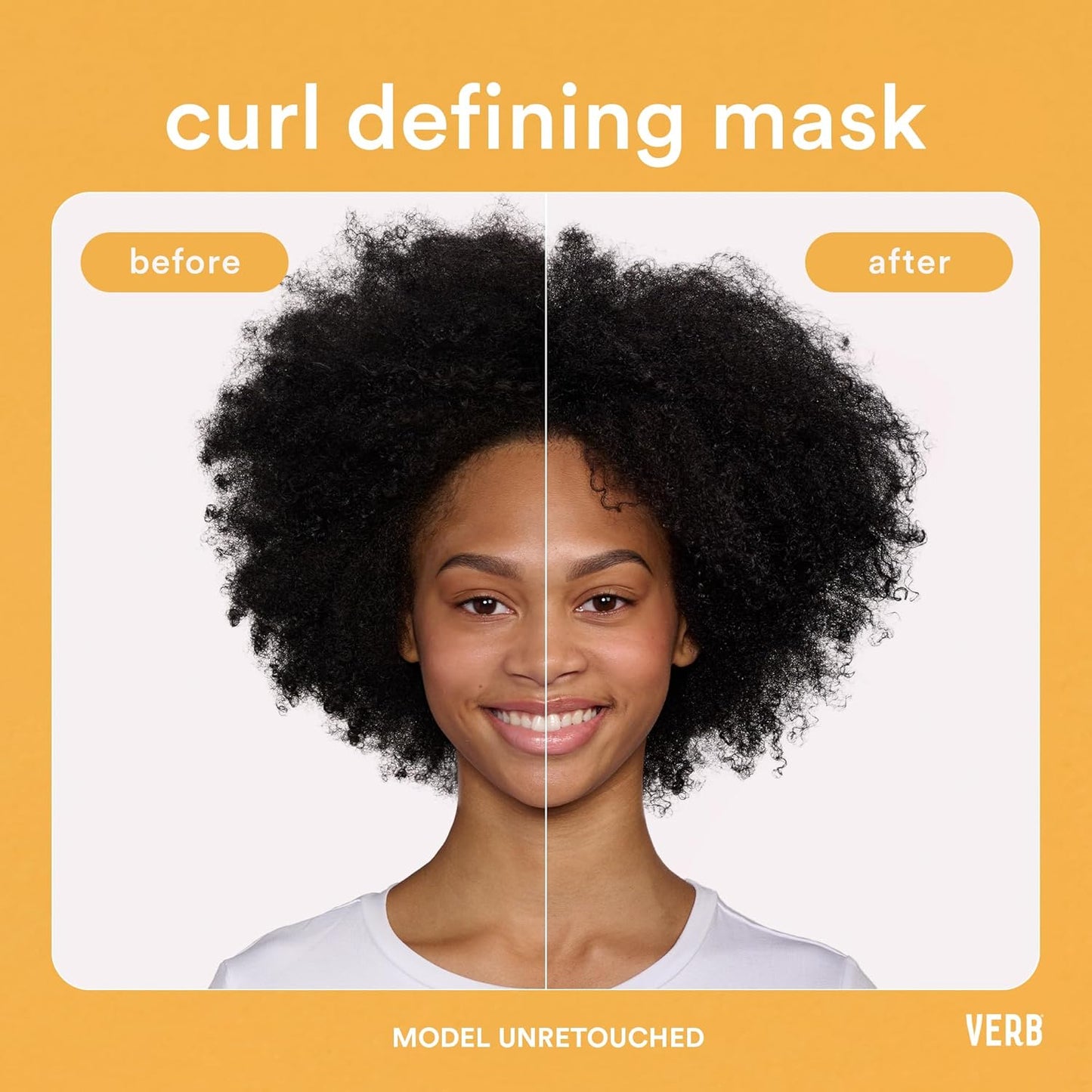 VERB Curl Defining Mask - Enhance Curl Definition & Retention - Moisturizing, Frizz Control - Vegan & Sulfate-Free