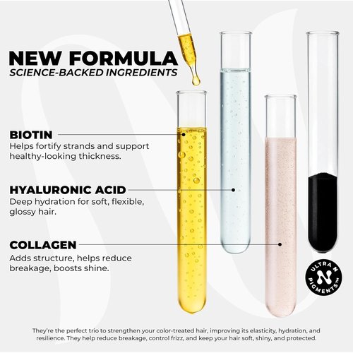 Naissant Cool Black Hair Toning Mask - Ultra High-Purity Pigments | Neutralizes Red & Orange Undertones | 10.1 Fl. Oz