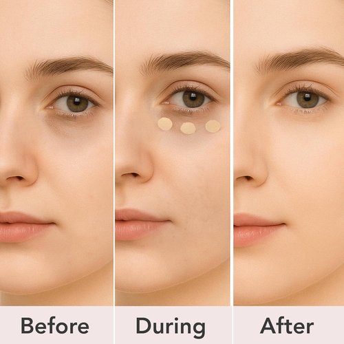 Dermaflage Waterproof Concealer Palette - Full Coverage Matte Finish for Face & Body | Hides Dark Circles & Acne - Light Shades
