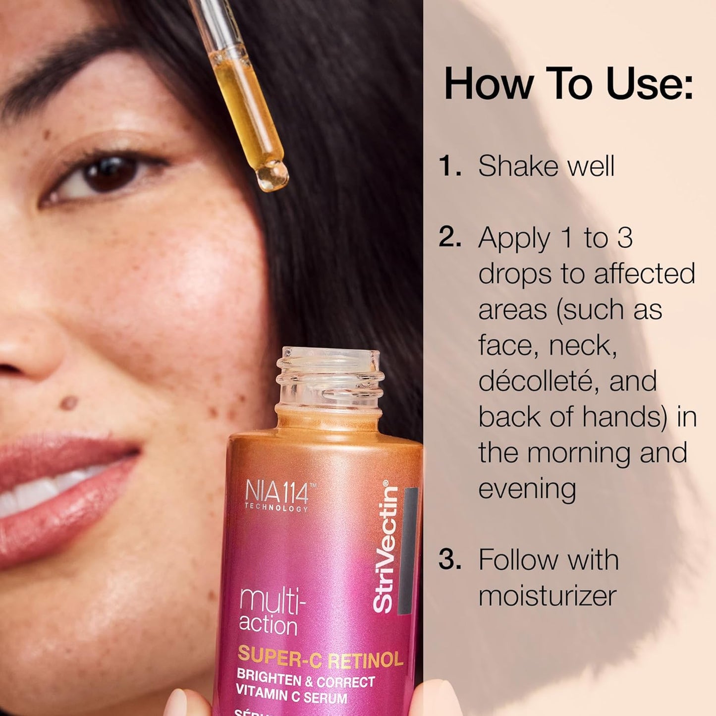 StriVectin Multi-Action Super C Retinol Serum - Brightening & Correcting Formula 1.7 oz