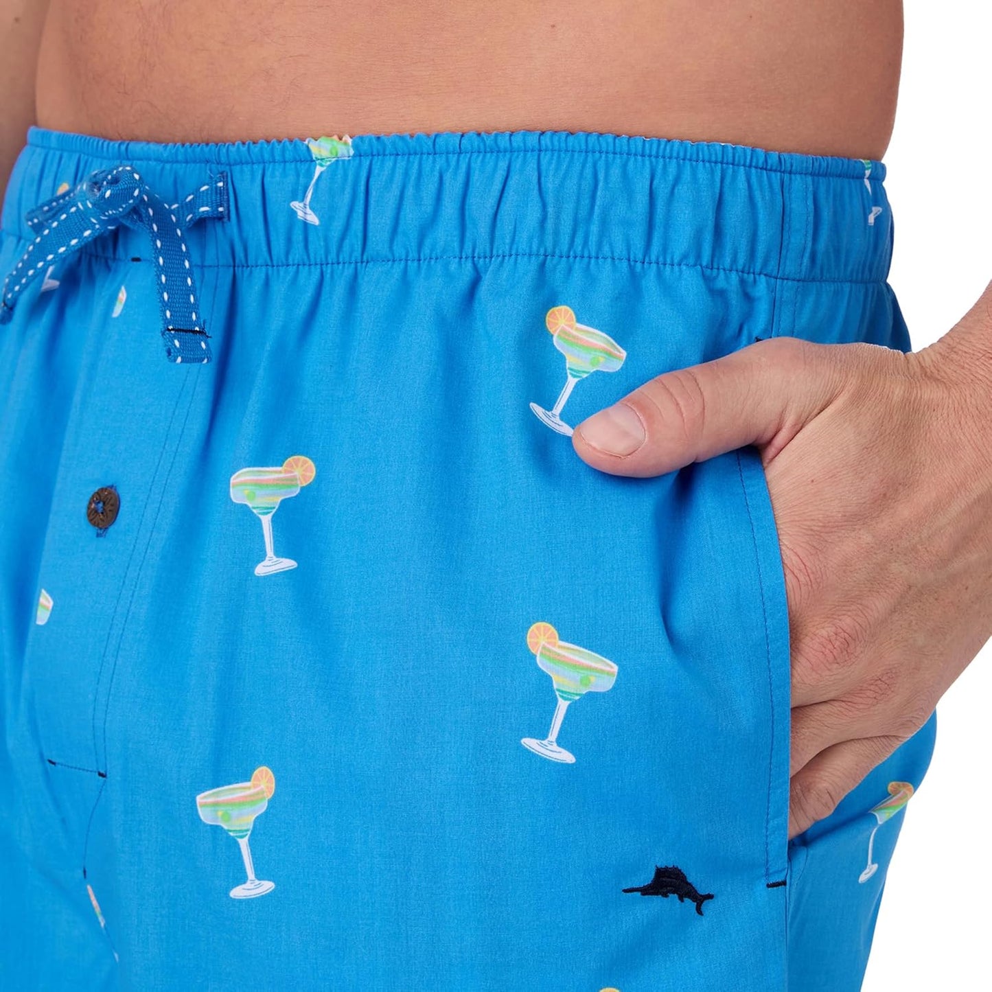 Tommy Bahama - Men's Printed Lounge Shorts | Comfortable Woven Pajama Shorts for Relaxation