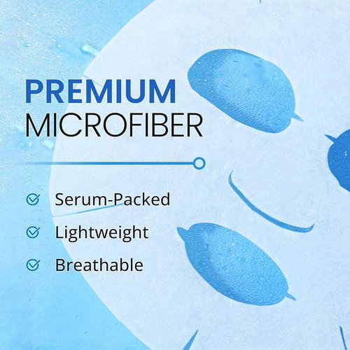 Ebanel Collagen Face Masks - 10 Pack of Hydrating Sheet Masks with Hyaluronic Acid & Vitamin C | Anti-Aging & Skin Firming