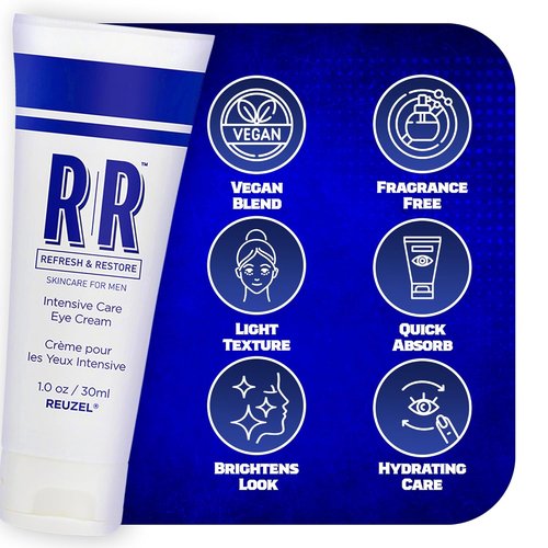 Reuzel Intensive Eye Care Cream - Brightens Eyes & Reduces Dark Circles | Lightweight, Hydrating, 1 oz