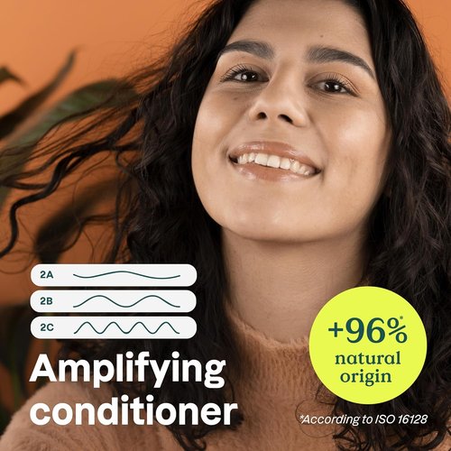 ATTITUDE Hair Shampoo & Conditioner Bundle - Vegan, Plant-Based Formula for Wavy & Curly Hair | 16 Fl Oz