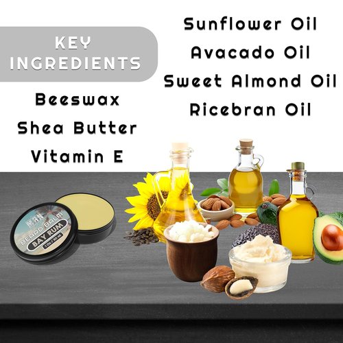 Bay Rum Beard Balm - Nourishing Leave-In Conditioner with Shea Butter & Beeswax | 1 oz