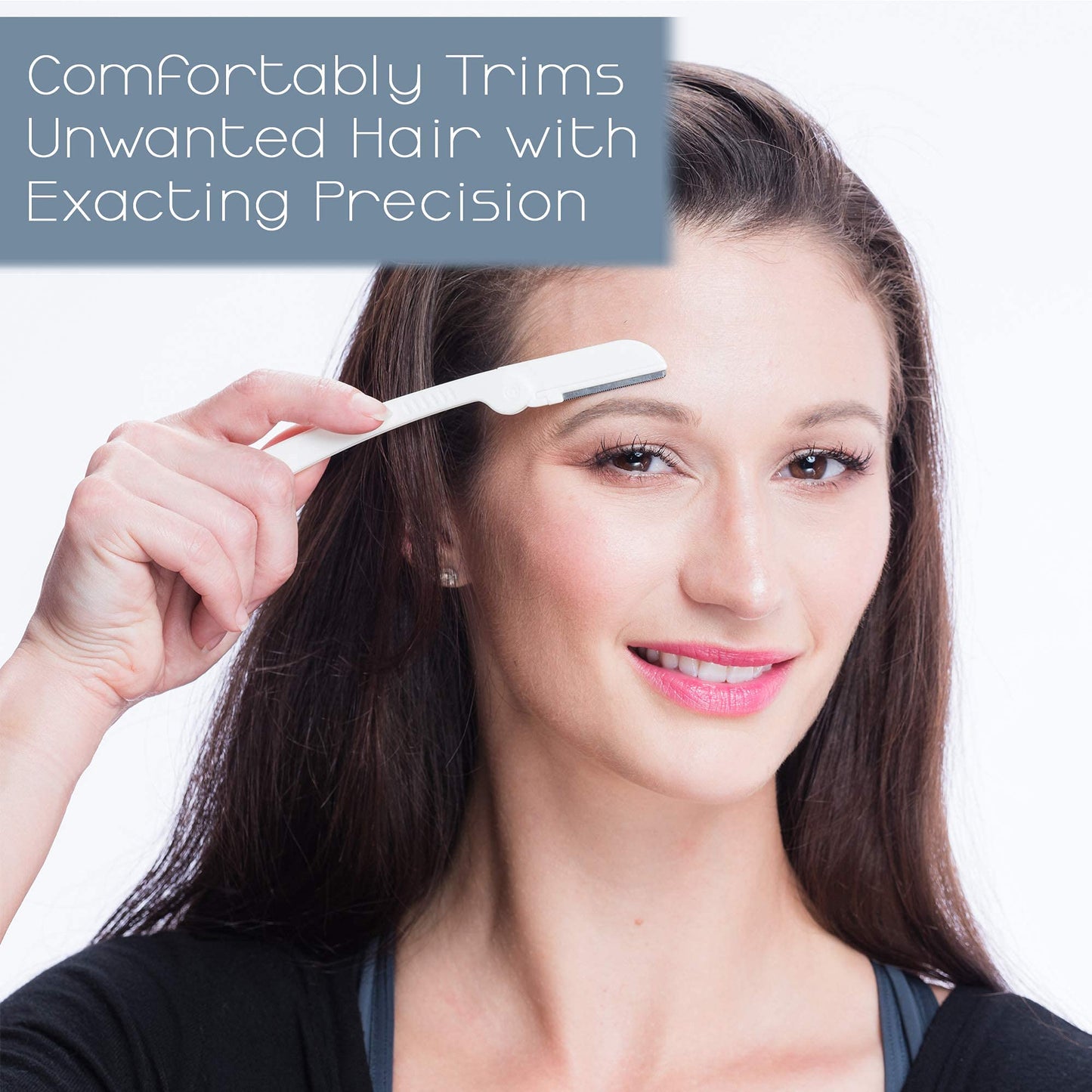 Dermaplaning Tool (15 Count) – Easy to Use Dermaplane Razor for Face – Facial Hair Removal for Women – Blade for Eyebrows and Peach Fuzz – Face Shavers for Women Help Exfoliate and Smooth the Skin