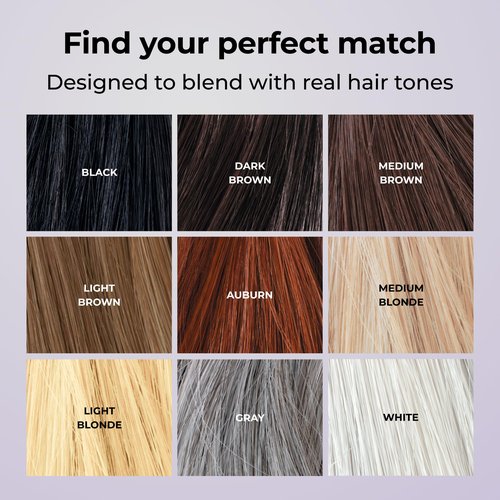 Toppik Hair Building Fibers, White, 27.5g, Fill In Fine or Thinning Hair, Instantly Thicker, Fuller Looking, 9 Shades for Men & Women, Keratin Protein Formula
