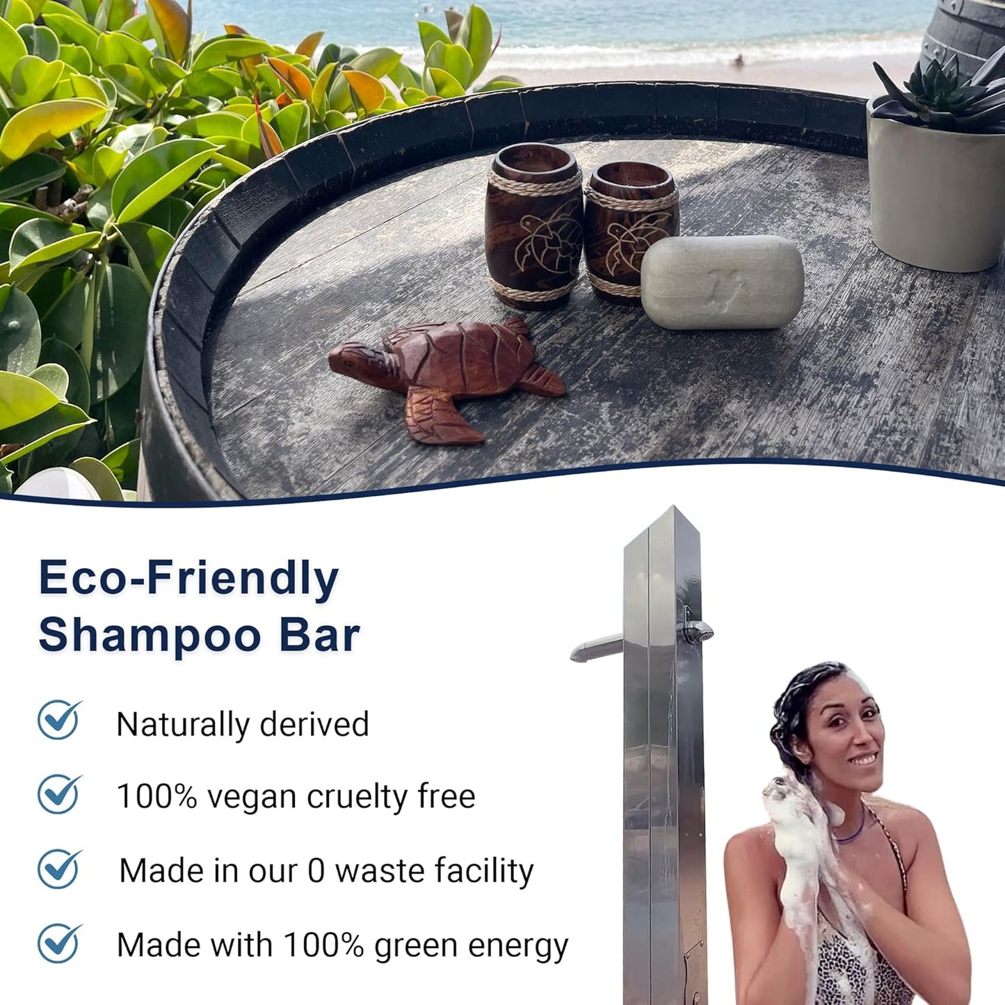 Skiennix Shampoo Bar for Thin Hair - Gentle Foam with Argan Oil & Kiwi | Natural, Vegan, 3.53 Oz