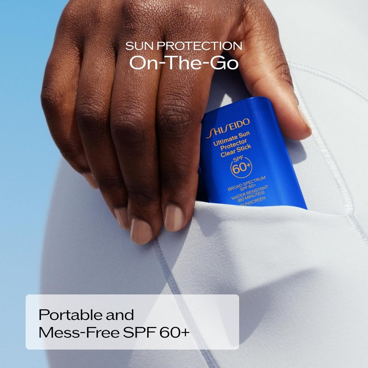 Shiseido Clear Sunscreen Stick - Invisible Broad-Spectrum Protection - Lightweight & Makeup-Friendly - All Skin Types