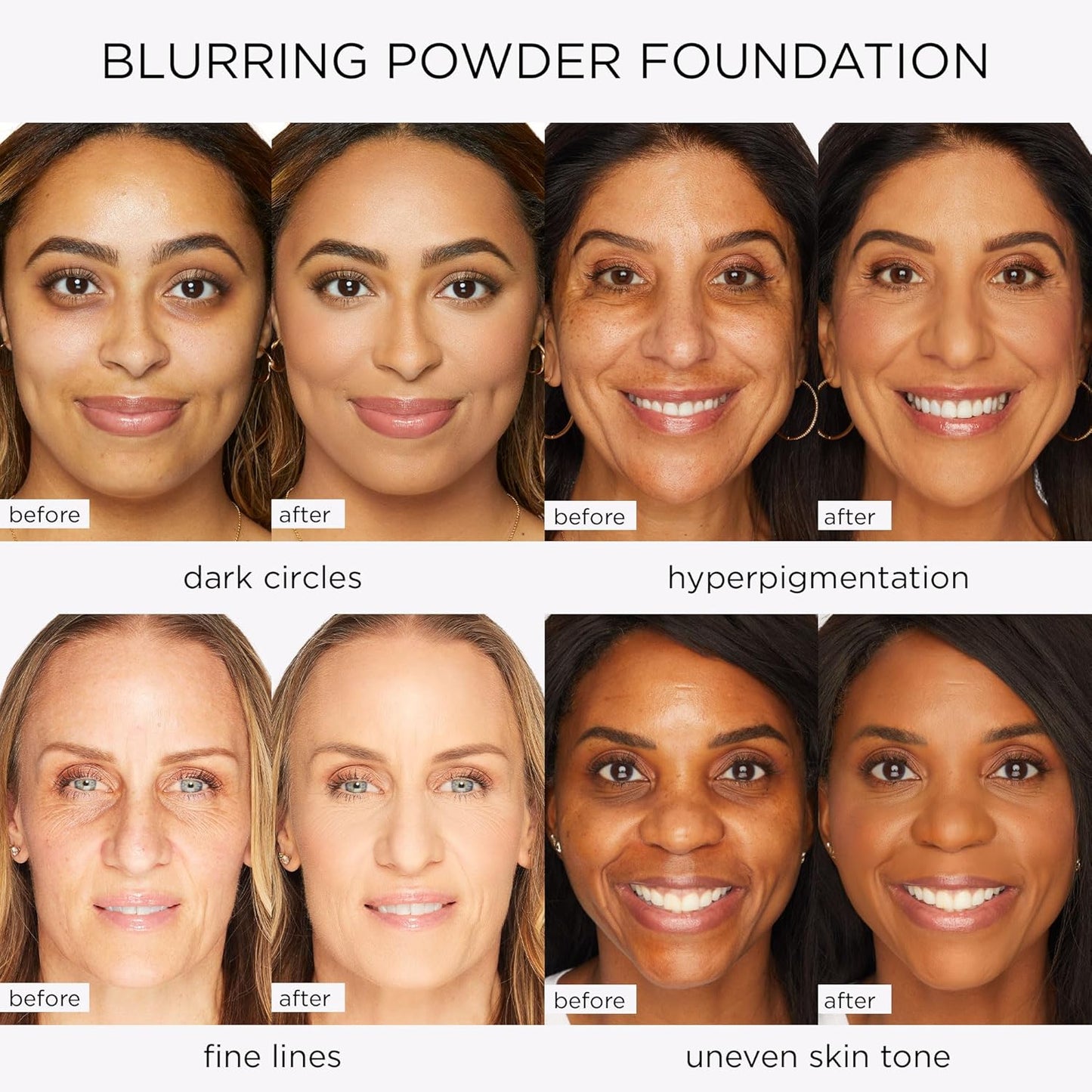 Tarte Amazonian Clay Foundation - Blurring Powder for Flawless Skin Finish | Lightweight & Long-Lasting