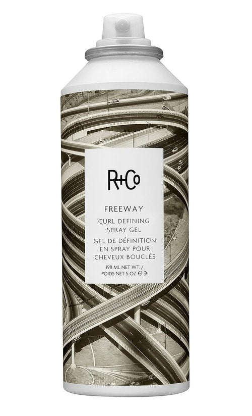 R+Co Freeway Defining Spray Gel | Creates Definition + Amplifies Volume and Texture | Vegan + Cruelty-Free | 5 Fl Oz