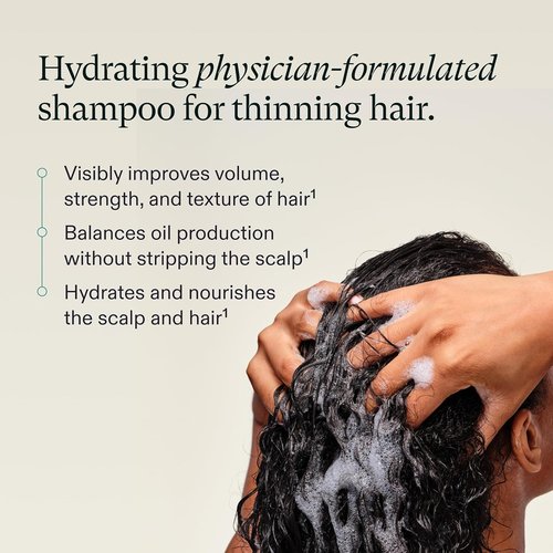 Nutrafol Shampoo - Cleanse & Hydrate Hair and Scalp | Boost Volume, Strength & Texture, Color Safe