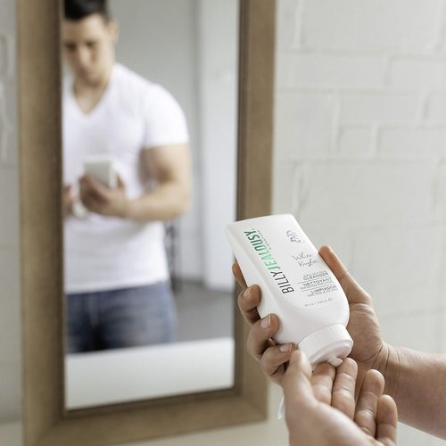 Billy Jealousy White Knight Facial Cleanser - Gentle Daily Wash with Exfoliators for All Skin Types