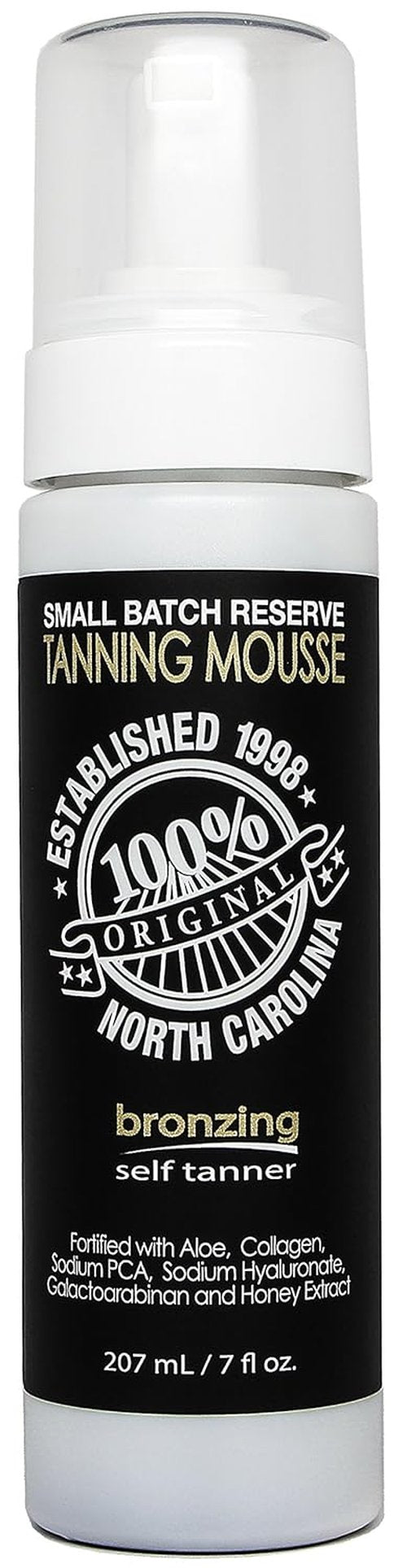 Famous Dave’s Dark Tanning Mousse - Instant Bronzer | Organic Sunless Tanner for Medium to Dark Skin Tones