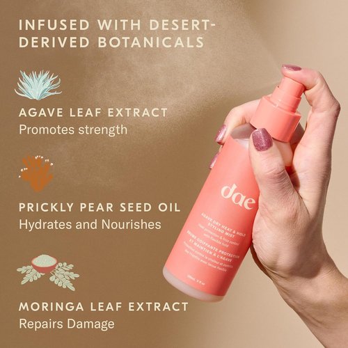 DAE Agave Dry Heat Protection Spray - Frizz Control & Light Hold for All Hair Types (5 oz.)
