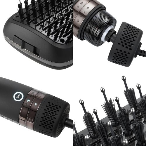 Kristin Ess Hair Volumizing Blow Dryer Brush - Ceramic Ionic Straightening Tool | 3 Speeds + 4 Heat Settings