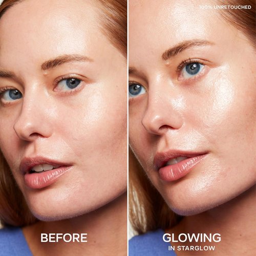 Saie Glowy Super Gel - Hydrating Makeup Primer & Illuminating Serum with Vitamin C - Starglow (1 oz)