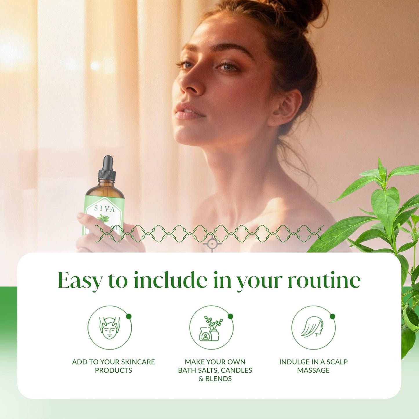 Siva Tea Tree Essential Oil - 100% Natural for Diffuser, Face & Skin Care | 4 Fl Oz with Dropper