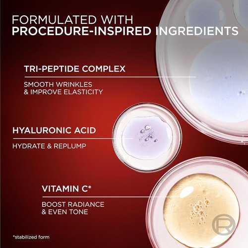 L'Oreal Paris Revitalift Triple Power Face Serum - Anti-Aging Formula for Wrinkle Reduction & Skin Firming