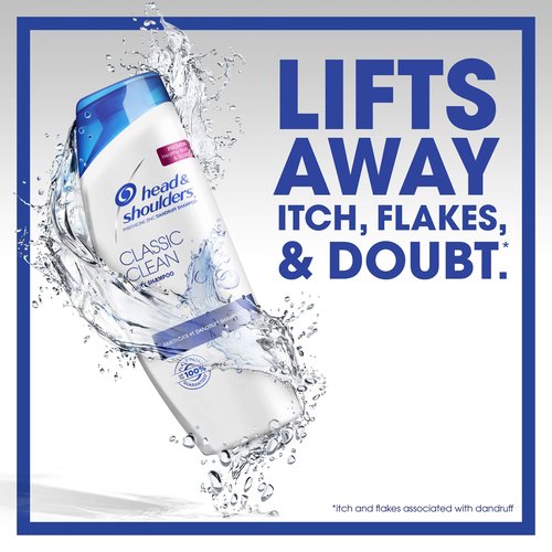 Head & Shoulders Classic Clean Daily-Use Anti-Dandruff Shampoo, Fresh, 13.5 Fl.Oz(Packaging may vary)