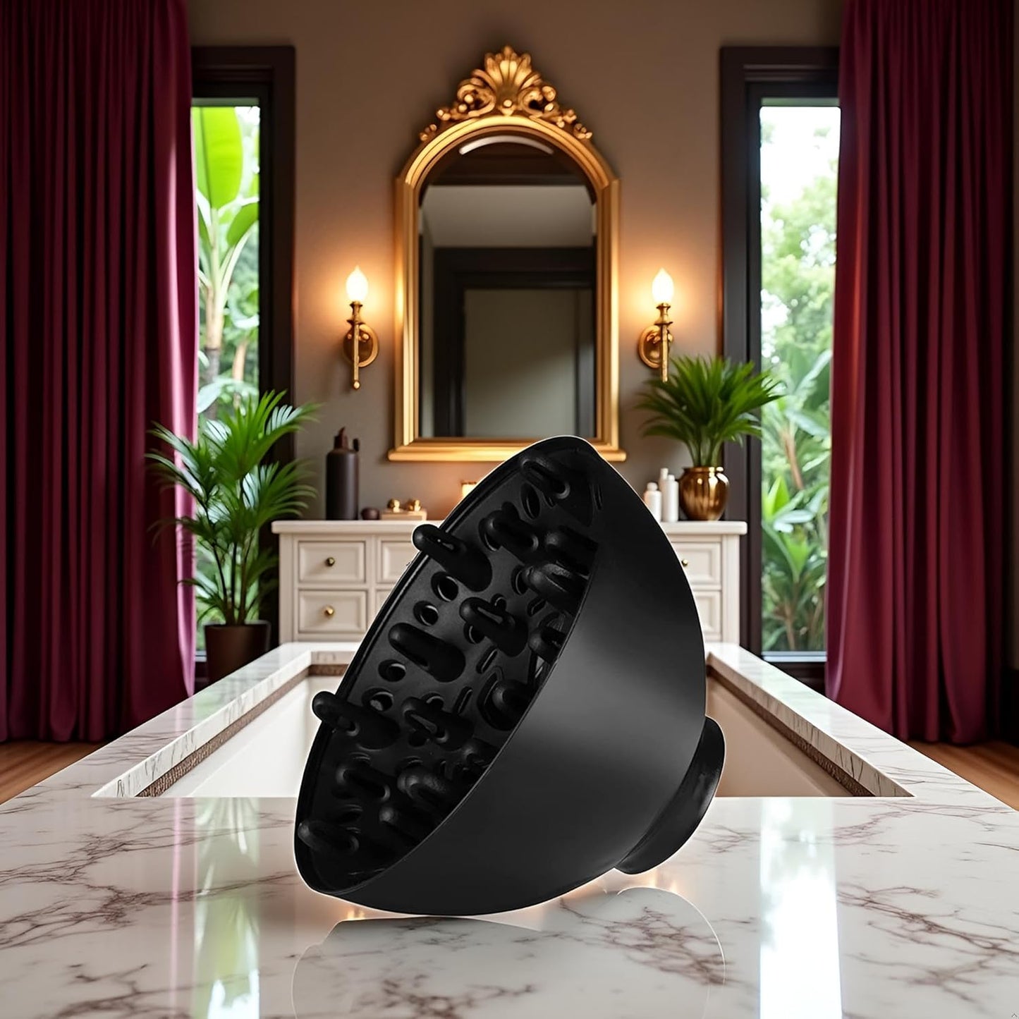 Skiennix Universal Hair Dryer Diffuser - Adaptable for Curly Hair | Essential Styling Tool
