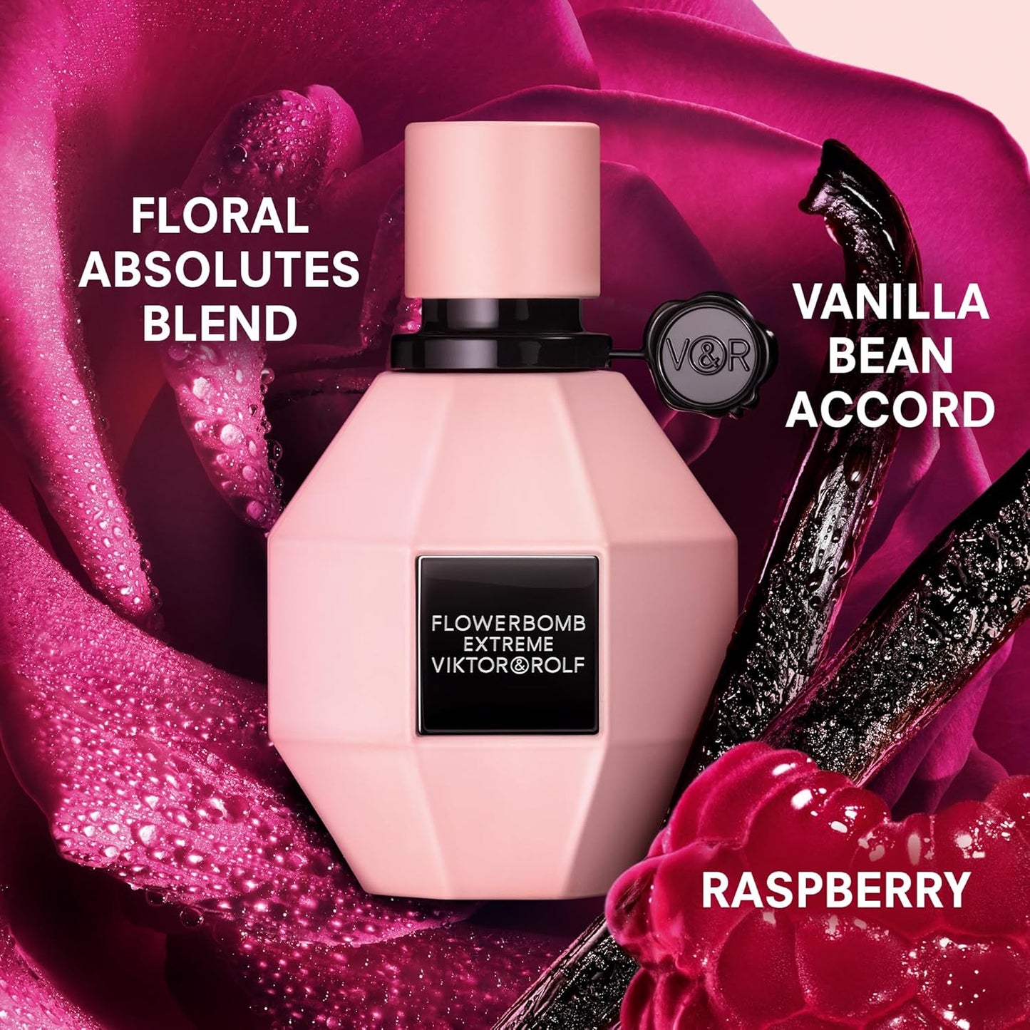 Viktor&Rolf - Flowerbomb Extreme Eau de Parfum - Intense Floral Women's Perfume with Raspberry & Jasmine