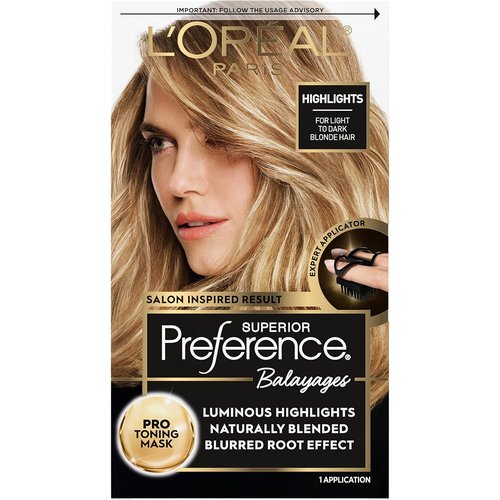 L'Oreal Paris Balayage Kit - At-Home Hair Dye for Stunning Highlights | Light to Dark Blonde