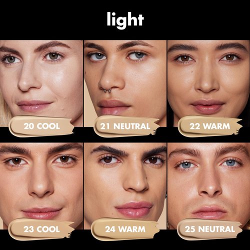 e.l.f. Soft Glam Foundation, Medium Coverage, Long-Lasting & Buildable Foundation For A Smooth, Satin Finish, Vegan & Cruelty-Free, 20 Light Cool
