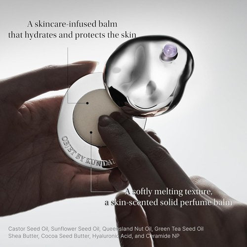 KUNDAL Solid Perfume Balm - Portable Fragrance Stick for Hydration & Layering | Green Tea 2.5g
