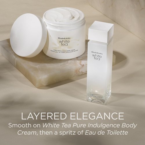 Elizabeth Arden White Tea Body Cream - Moisturizing Day & Night Cream for Dry Skin, 13.54 oz