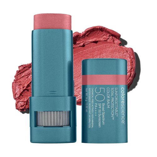 Colorescience Sunforgettable Color Balm SPF 50 - Mineral, Broad Spectrum, Buildable Lip & Cheek Color