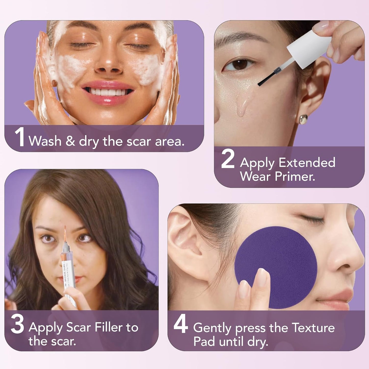 Dermaflage Scar Filler - Refill Applicator for Flawless Skin | Easy Application & Natural Finish