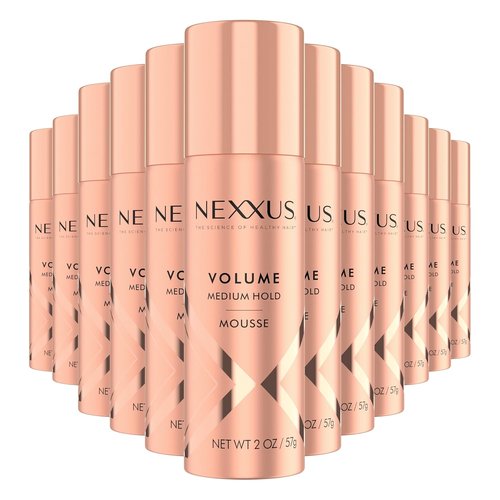 Nexxus Volumizing Foam Hair Mousse - Lightweight Styling for Full Volume | 2 oz