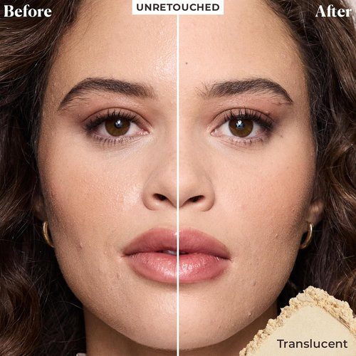 Laura Mercier Translucent Loose Setting Powder - Talc-Free, Ultra-Blur, Hydrating Wear, Mint Green Color Corrects Redness