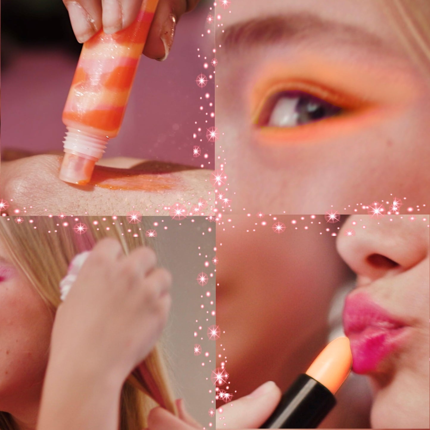 Miraculous Ladybug, 10-in-1 Rena Rouge Kids Makeup Set with Nail Polish, Lipstick, Pressed Powder Palette, Lip Gloss, Hair Chalk, Make-up Sponge, Compressed Towel, Sticker and Pom-pom (Wyncor)