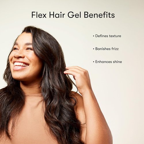 Odele Flex Hair Gel - Flexible Hold Styling Gel with Plant Proteins for All Hair Types | 8 Fl Oz